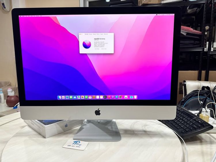 iMac Retina 5k,27” 2017 TOP CTO i5 3.8GHz RAM 32GB Fusion Drive 2TB Radeon Pro 580 8GB ใหม่เอี่ยมไร้รอย