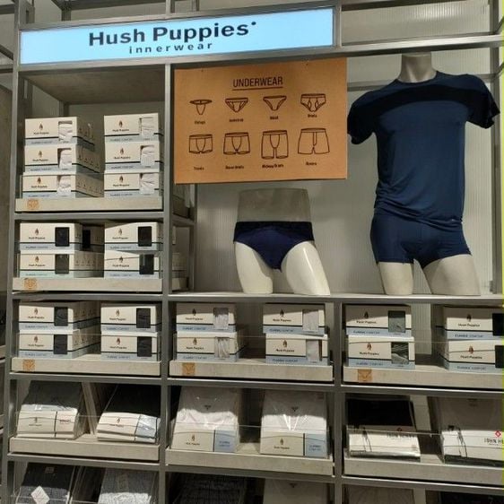 กางเกงในชาย Hush puppies (สินค้าใหม่ มือ1) สืเทา รูปที่ 7