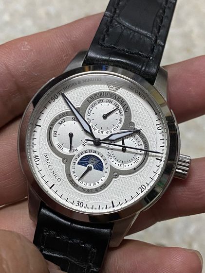 นาฬิกายี่ห้อ  ARMANI  EMPORIO  ระบบออโต้ แท้มือสอง สายเปลี่ยนใหม่ 3500฿ รูปที่ 3