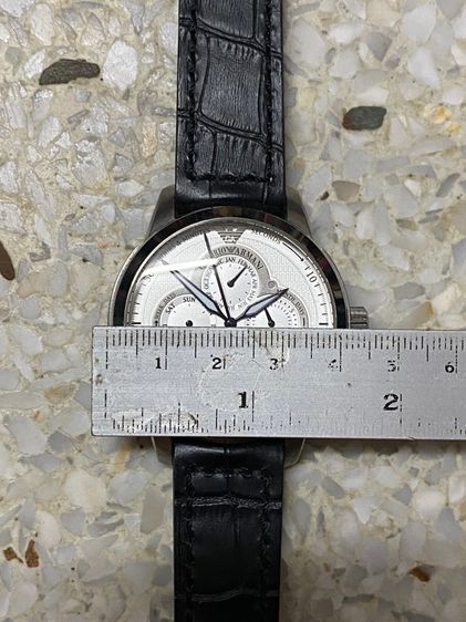 นาฬิกายี่ห้อ  ARMANI  EMPORIO  ระบบออโต้ แท้มือสอง สายเปลี่ยนใหม่ 3500฿ รูปที่ 9