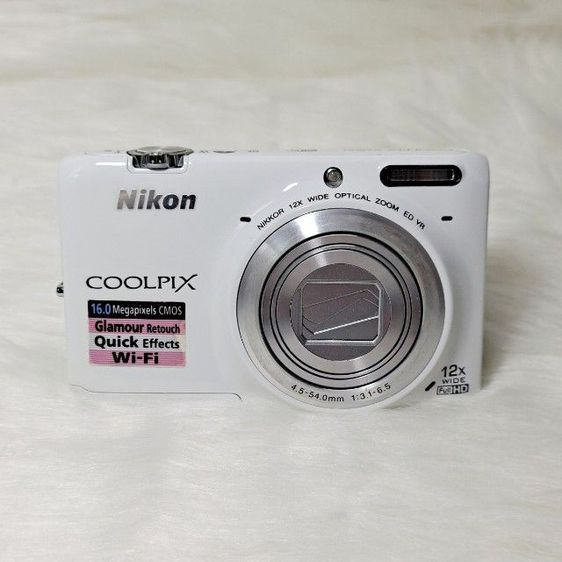 กล้องคอมแพค กล้อง Nikon Coolpix S6500 Quick Effects WIFI สีขาว 