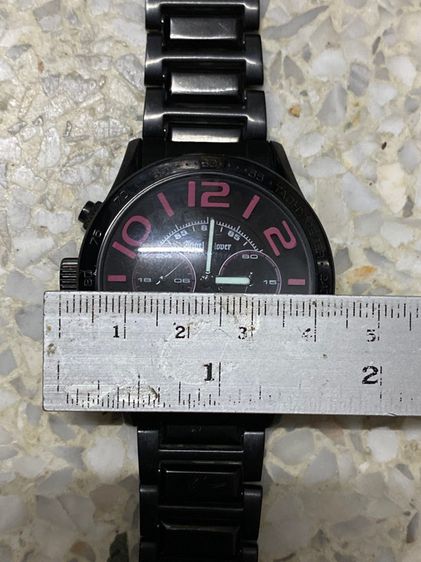 นาฬิกายี่ห้อ ANGLE  CLOVER  ควอทซ์ทโครโนกราฟ มะยมซ้าย สายยาว 17 เซนติเมตร  1500฿ รูปที่ 9