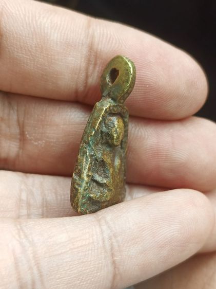 จอบเล็กหลวงพ่อเงิน วัดบางคลาน สภาพใช้เก่า รูปที่ 3