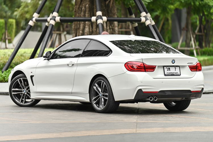 BMW Series 4 2018 430i Sedan เบนซิน ไม่ติดแก๊ส เกียร์อัตโนมัติ ขาว รูปที่ 3