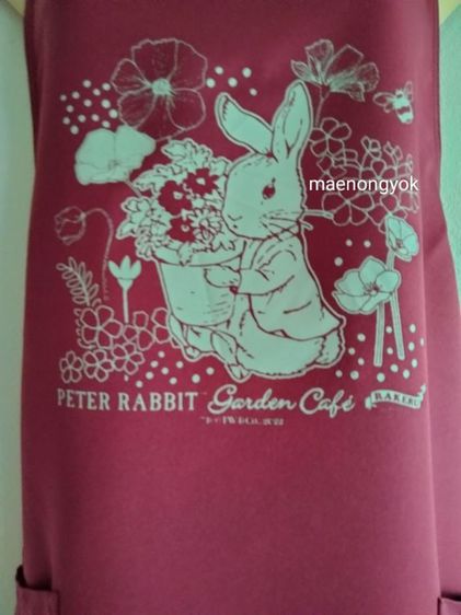 ผ้ากันเปื้อนปีเตอร์แรบบิท Peter Rabbit สีแดงลายสวย รูปที่ 12