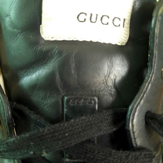 Gucci
Black leather
Rhyton
Sneakers
made in Italy
🔵🔵🔵 รูปที่ 14