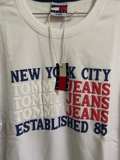 Tommy Jeans Unisex Sweatshirt สี WH XL รูปที่ 5