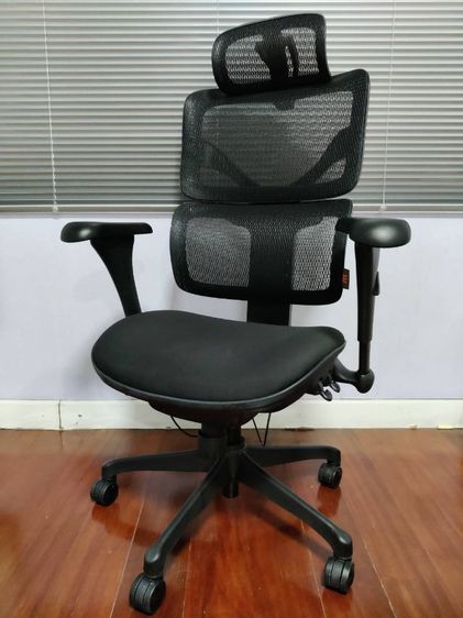 เก้าอี้สำนักงาน โพลีเอสเตอร์/โพลีเอสเตอร์เบลนด์ ดำ ขายเก้าอี้ Ergotrend จากราคาเต็ม 11499 บาท 