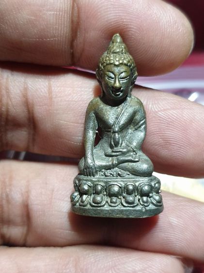 พระกริ่ง วิสาขบูชา ลพ.พุธ วัดป่าสาลวัน จ.นครราชสีมา (ออกวัดป่าชินรังสี) ปี 2538 องค์พระออกพรายเงินสวยเก่า เดิม รูปที่ 7