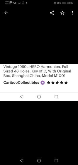 HERO​หีบเพลง​ปาก​วิ​นเท​จ​ 48​รู​ ฟู​ล​ไซด์​ คีย์​ซี​ (VINTAGE​ CHINESE​HARMONICA)​ รูปที่ 3