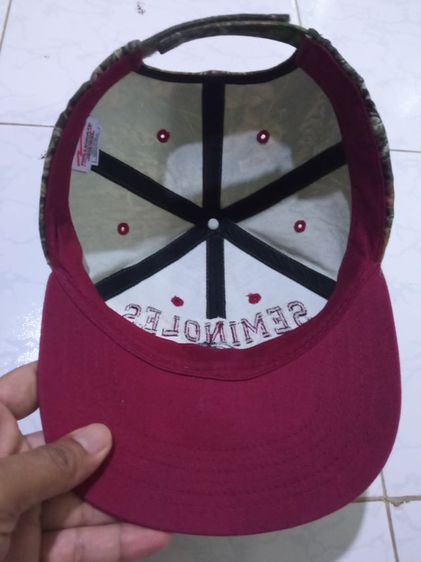 หมวกลายพรางทรงปีกโค้งทีมอเมริกันฟุตบอล Seminoles ทรงสวยสภาพใหม่ รูปที่ 7