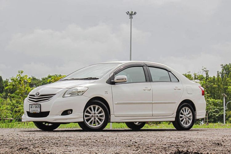 Toyota Vios 2012 1.5 ES Sedan เบนซิน ไม่ติดแก๊ส เกียร์อัตโนมัติ ขาว