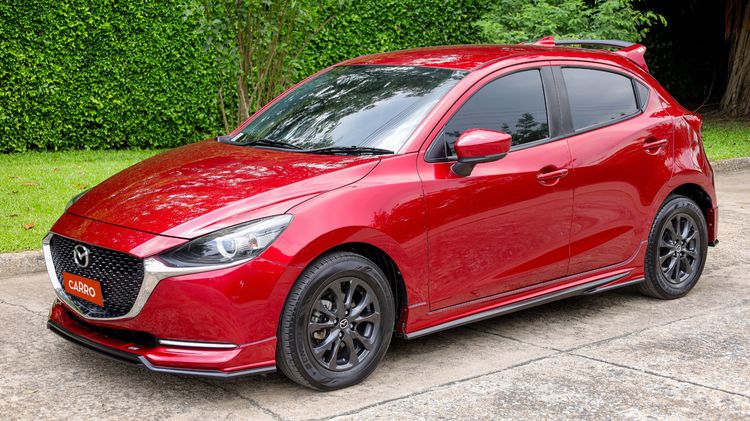 Mazda Mazda 2 2019 1.3 Skyactiv-G Sedan เบนซิน ไม่ติดแก๊ส เกียร์อัตโนมัติ แดง รูปที่ 3