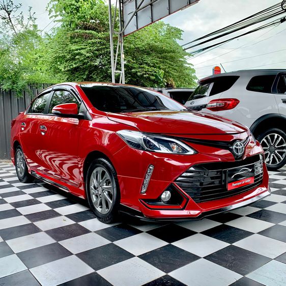 Toyota Vios 2019 1.5 Mid Sedan เบนซิน ไม่ติดแก๊ส เกียร์อัตโนมัติ แดง รูปที่ 3