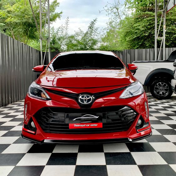 Toyota Vios 2019 1.5 Mid Sedan เบนซิน ไม่ติดแก๊ส เกียร์อัตโนมัติ แดง รูปที่ 2