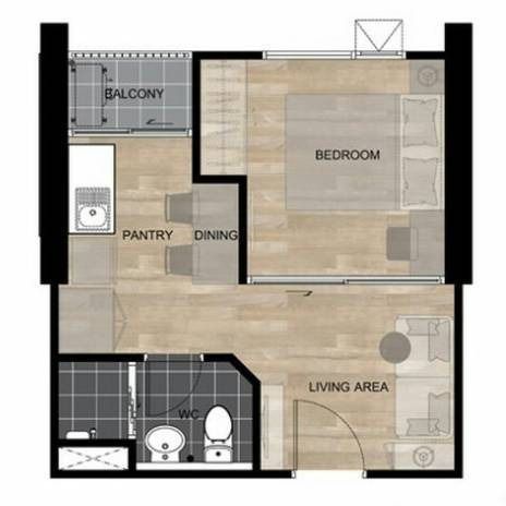 ขาย แอสปาย สาทร-ตากสิน ทิมเบอร์โซน คอนโดตึกสูง BTS วุฒากาศ รูปที่ 4