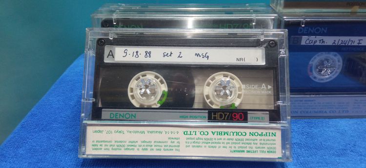 ม้วน Tapes  Cassette  DENON รูปที่ 2