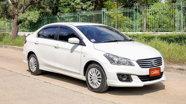 Suzuki Ciaz 2019 1.2 Gl Plus Sedan เบนซิน ไม่ติดแก๊ส เกียร์อัตโนมัติ ขาว