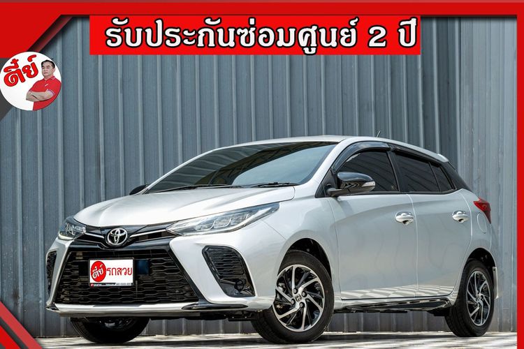 รถ Toyota Yaris 1.2 Sport Premium สี เทา