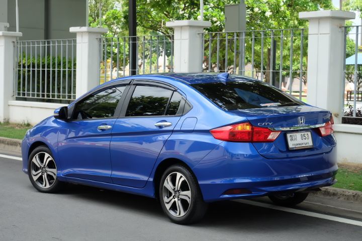 Honda City 2015 1.5 Sv i-VTEC Sedan เบนซิน ไม่ติดแก๊ส เกียร์อัตโนมัติ น้ำเงิน รูปที่ 2