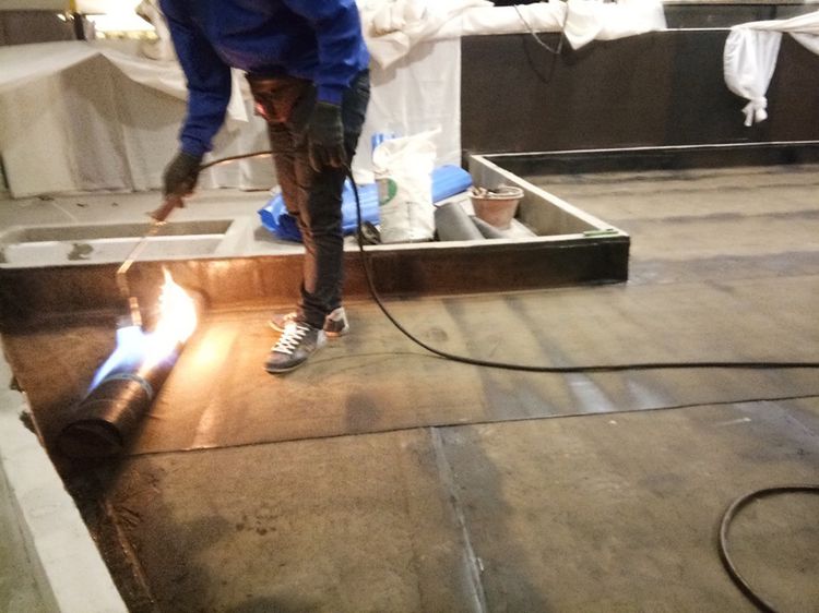 ขายแผ่นเมมเบรนทำกันซึมจากโรงงาน.รับติดตั้งแผ่นWaterproof Membrane สำหรับงานป้องกันน้ำรั่วน้ำซึม เมมเบรนเป่าไฟ รูปที่ 10