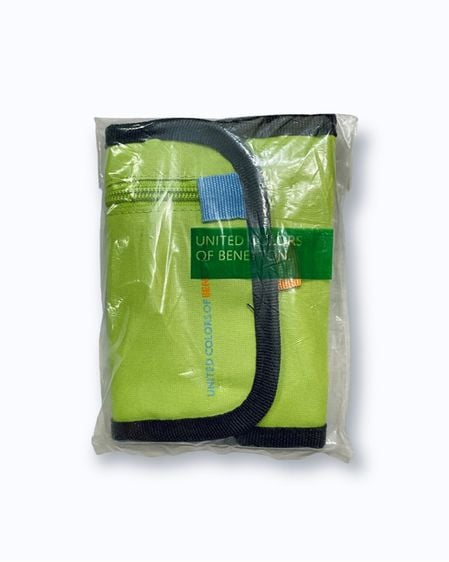 กระเป๋าสตางค์ VINTAGE UNITED COLORS OF BENETTON WALLET Size 4”x6” สภาพใหม่เก่าเก็บ รูปที่ 2