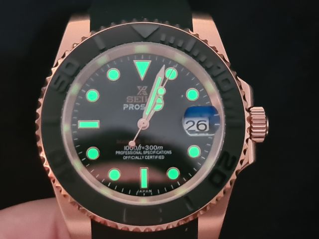 Seiko Modify Yacht Master Prospex Dial Automatic NH35A รูปที่ 6