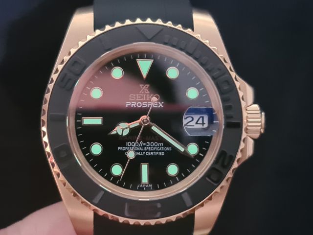 Seiko Modify Yacht Master Prospex Dial Automatic NH35A รูปที่ 4