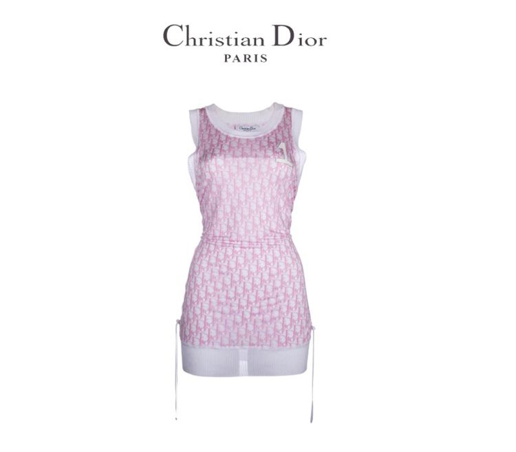 Christian Dior Diorissimo Girly Ruched Dress รูปที่ 2