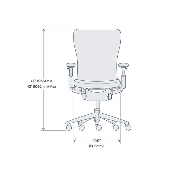 เก้าอี้สุขภาพ Haworth Zody Ergonomic Chair รูปที่ 15