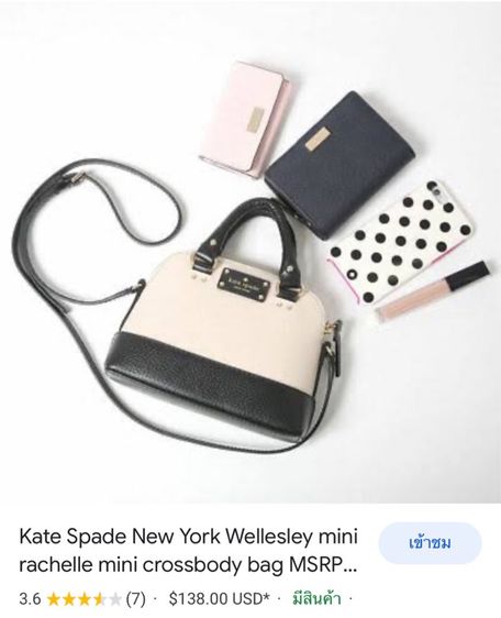 Kate Spade กระเป๋าสะพาย เคท สเปด มินิ รูปที่ 8