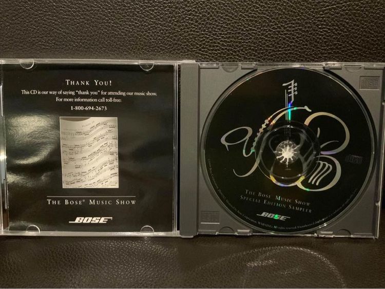 ขาย แผ่นซีดีออดิโอไฟล์  BOSE The BOSE music show special edition sampler 1999 USA 🇺🇸 ส่งฟรี รูปที่ 2