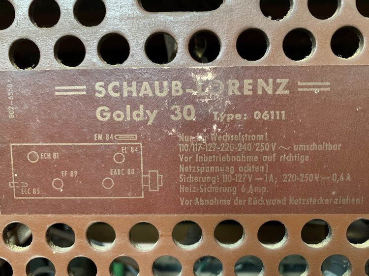 วิทยุหลอด SchaubLorenz รุ่น 06111 รูปที่ 4