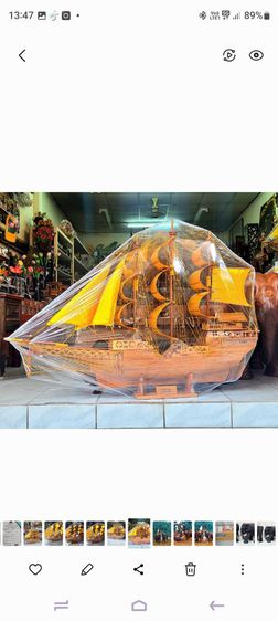 เรือสำเภามงคลเสริมฮวงจุ้ยไซด์120cm. เรือสำเภามงคลเสริมโชดลาภค้าขายร่ำรวย เรือสำเภาเสริมบารมี เรือสำเภาไม้ แฮนด์เมด ฟรีค่าส่งtrak junk รูปที่ 4