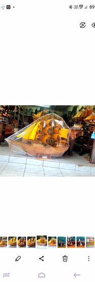 เรือสำเภามงคลเสริมฮวงจุ้ยไซด์120cm. เรือสำเภามงคลเสริมโชดลาภค้าขายร่ำรวย เรือสำเภาเสริมบารมี เรือสำเภาไม้ แฮนด์เมด ฟรีค่าส่งtrak junk รูปที่ 5