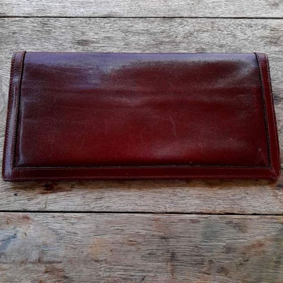 Etienne Aigner long wallet สี burgundy Made in Germany
🔵🔵🔵 รูปที่ 8