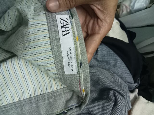 กางเกงทำงานสีสุภาพ แบรนด์ zara รูปที่ 4