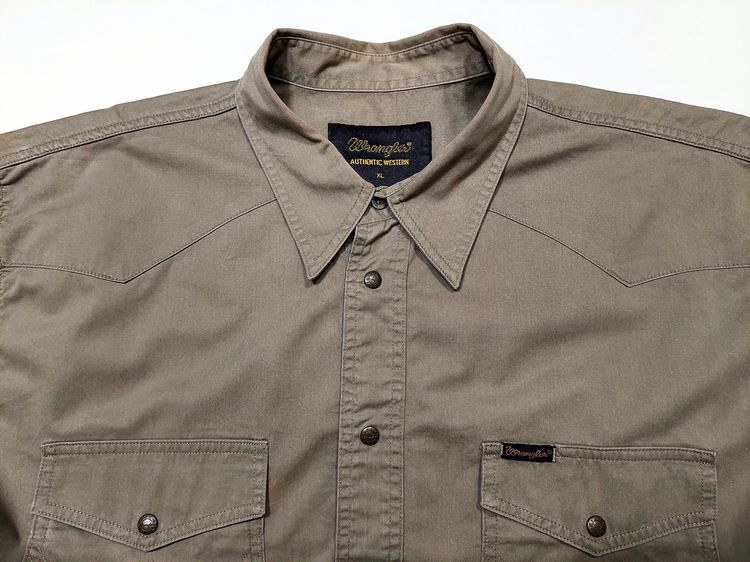 483เสื้อเชิ๊ตWrangler Western Shirt(Size XL)สภาพเหมือนใหม่ รูปที่ 8