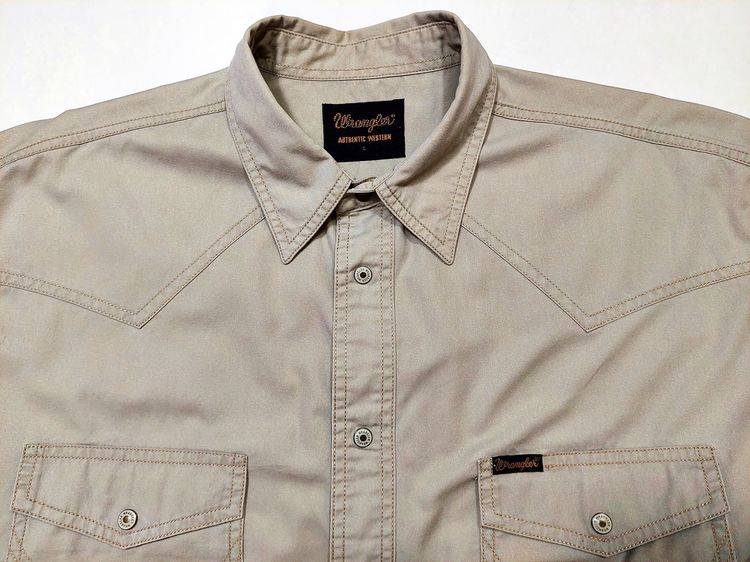484เสื้อเชิ๊ตWrangler Western Shirt(Size L)สภาพเหมือนใหม่ รูปที่ 8