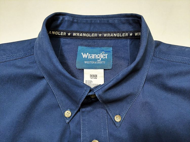 486เสื้อเชิ๊ตWrangler Western Shirt(Size 2XL)สภาพเหมือนใหม่ รูปที่ 7