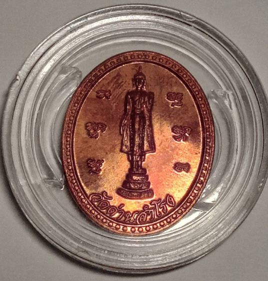 แบ่งปันของสะสม เหรียญพระพุทธวัดด่านสำโรง ปี2550 รุ่นกลับมาให้โชค รูปที่ 1