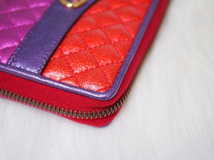 Gucci trapuntata zumi zip around wallet Limited รูปที่ 14