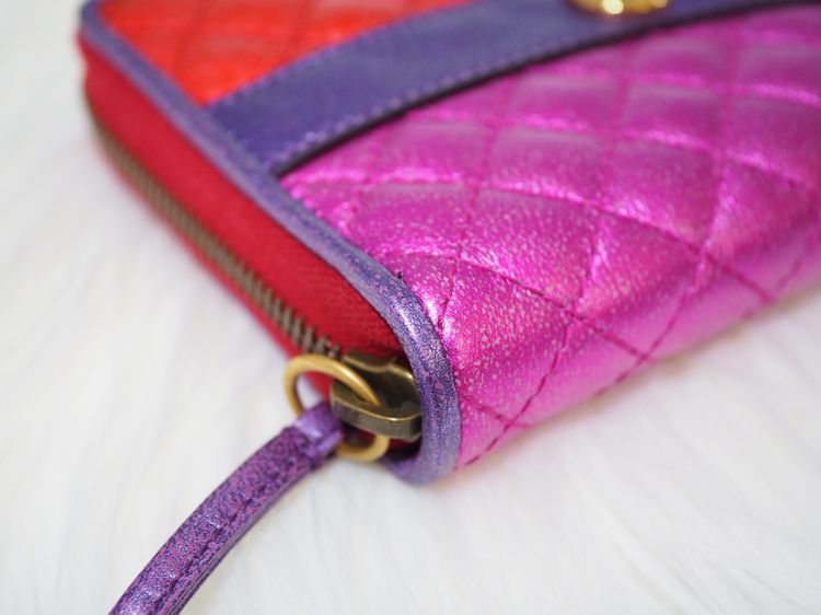 Gucci trapuntata zumi zip around wallet Limited รูปที่ 16