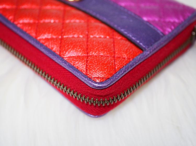 Gucci trapuntata zumi zip around wallet Limited รูปที่ 13