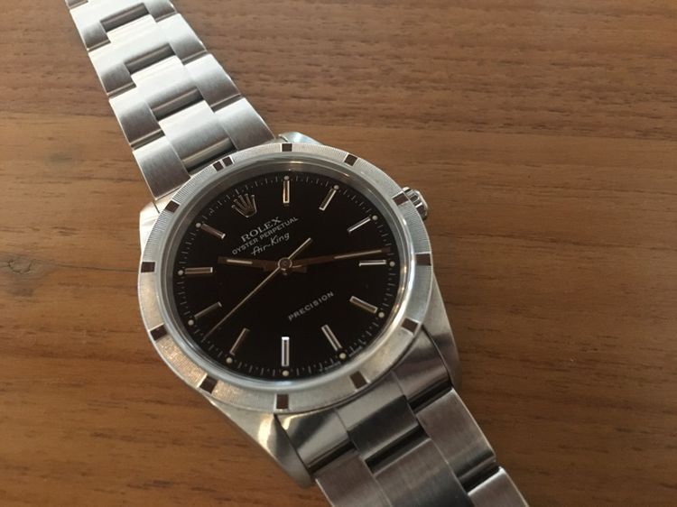 ROLEX Air King 14010 หน้าดำ รูปที่ 2