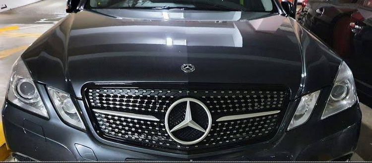 กระจังหน้า Benz W212 ทรง Daimond ดาวกระจกพร้อมดาวจมฝากระโปรงหน้า รูปที่ 8
