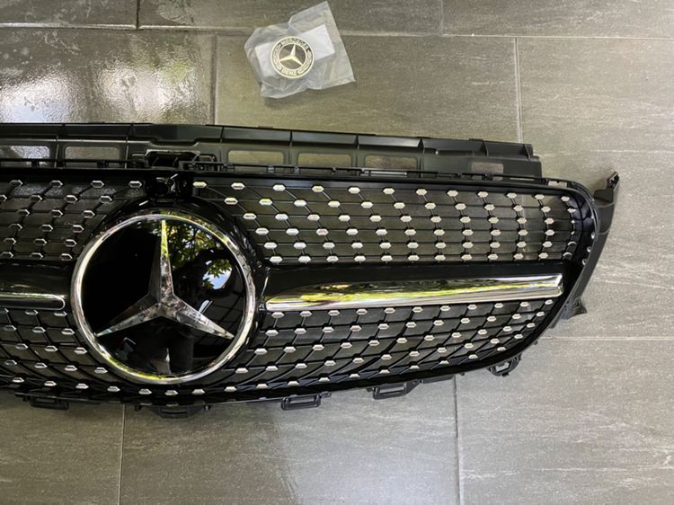 กระจังหน้า Benz W213 ทรง Daimond ดาวกระจกพร้อมดาวจมฝากระโปรงหน้า มีกล้องหน้า รูปที่ 4