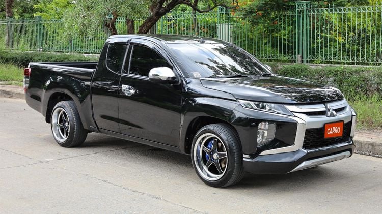 Mitsubishi Triton 2019 2.5 GLX Pickup ดีเซล ไม่ติดแก๊ส เกียร์ธรรมดา ดำ