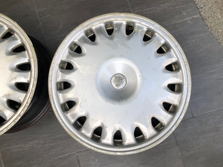 ล้อเหล็ก พร้อมฝาครอบล้อ 16นิ้ว ของแท้ มือสอง 2 วง 7,500 ครับ รูปที่ 3