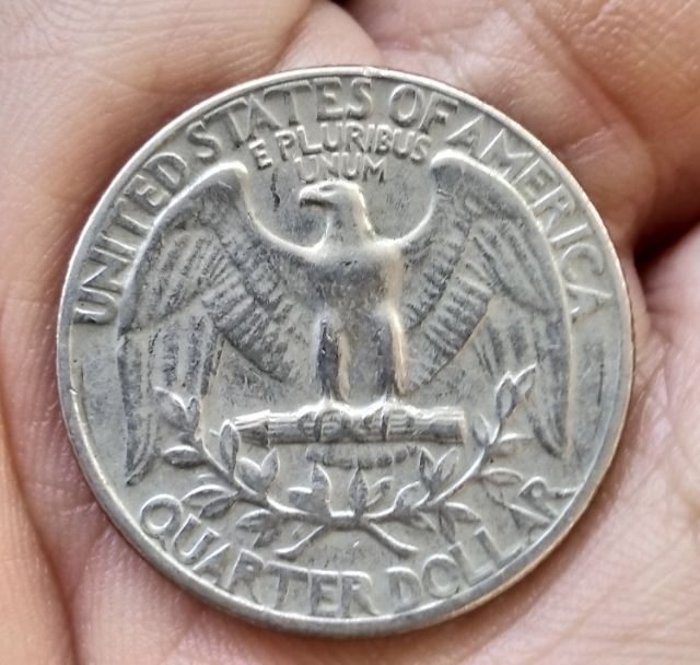 เหรียญกษาปณ์ liberty Quarter Dollars 1965 รูปที่ 4